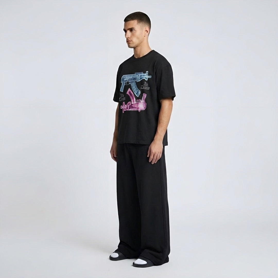 model-side Chrome Draco T-Shirt