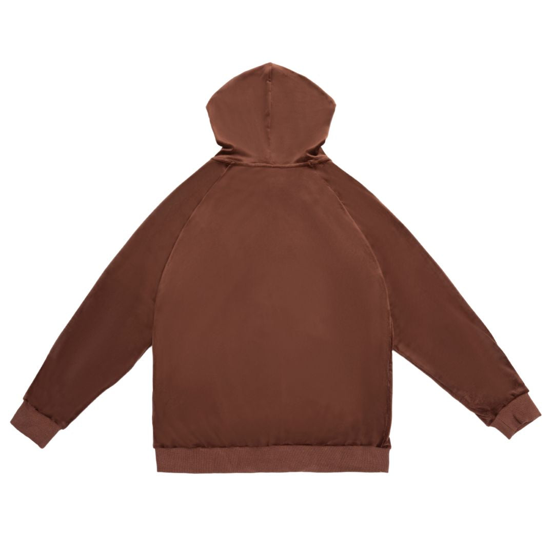 Draco Velour Tracksuit - Brown