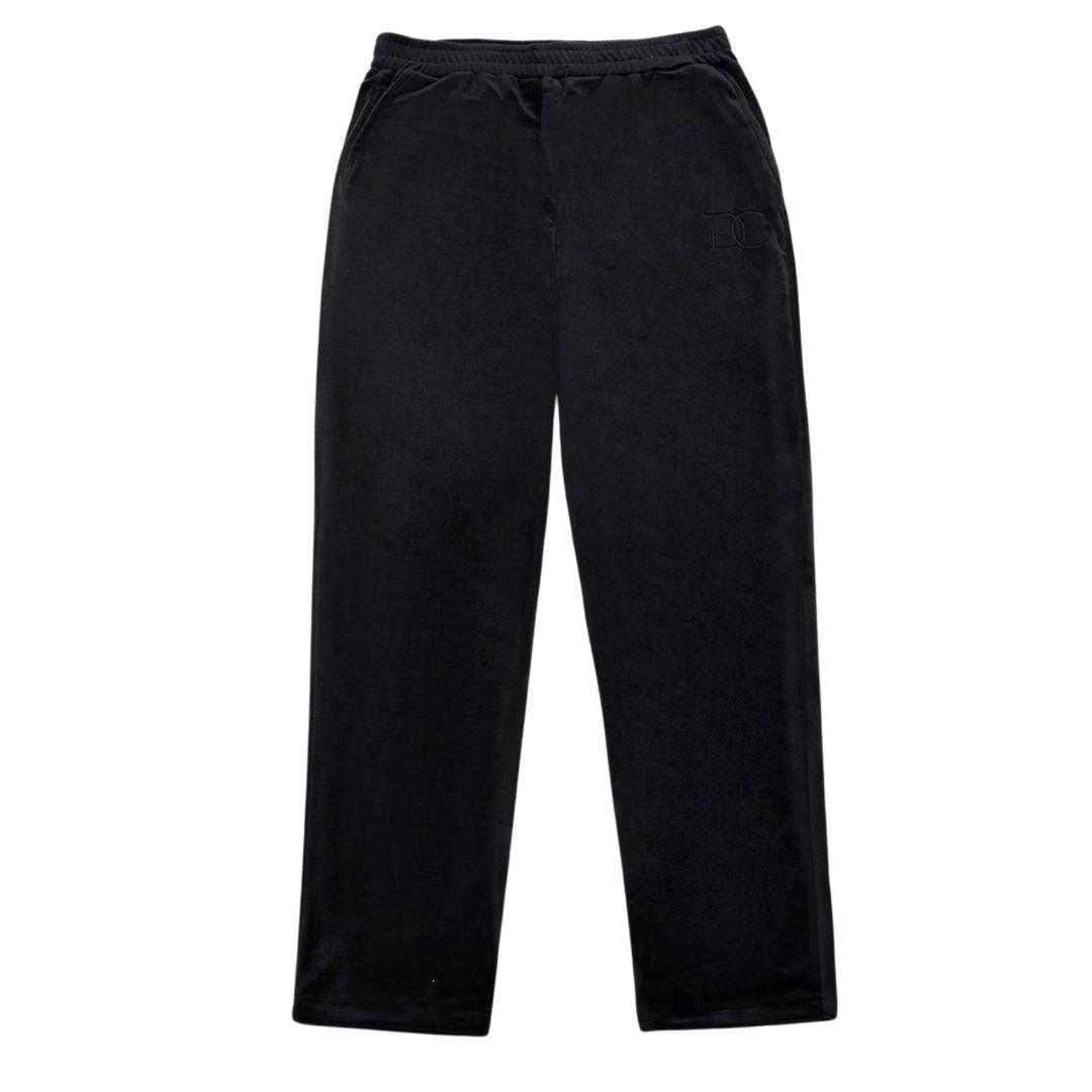 Draco Velour Tracksuit - Black